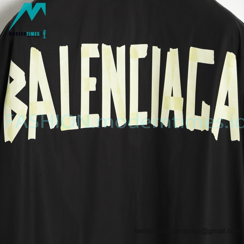 Balenciaga - 23SS Print Tape Short Sleeve Shirt Balenciaga - 23SS Print Tape Short Sleeve Shirt
